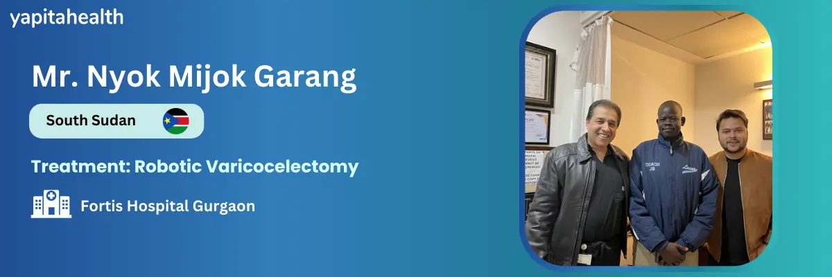 Nyok Mijok Garang Robotic Varicocelectomy Treatment - A Success Story