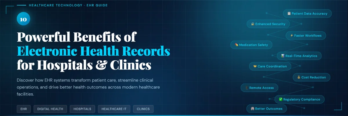 Benefits of Electronic Health Records (EHR) in Hospitals & Clinics | Top 10 Listed