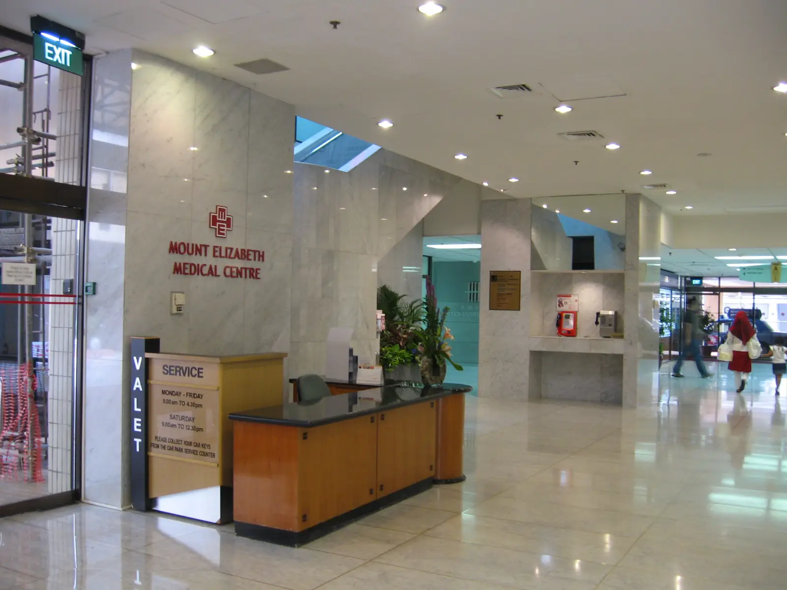 Hôpital Mount Elizabeth, Singapour