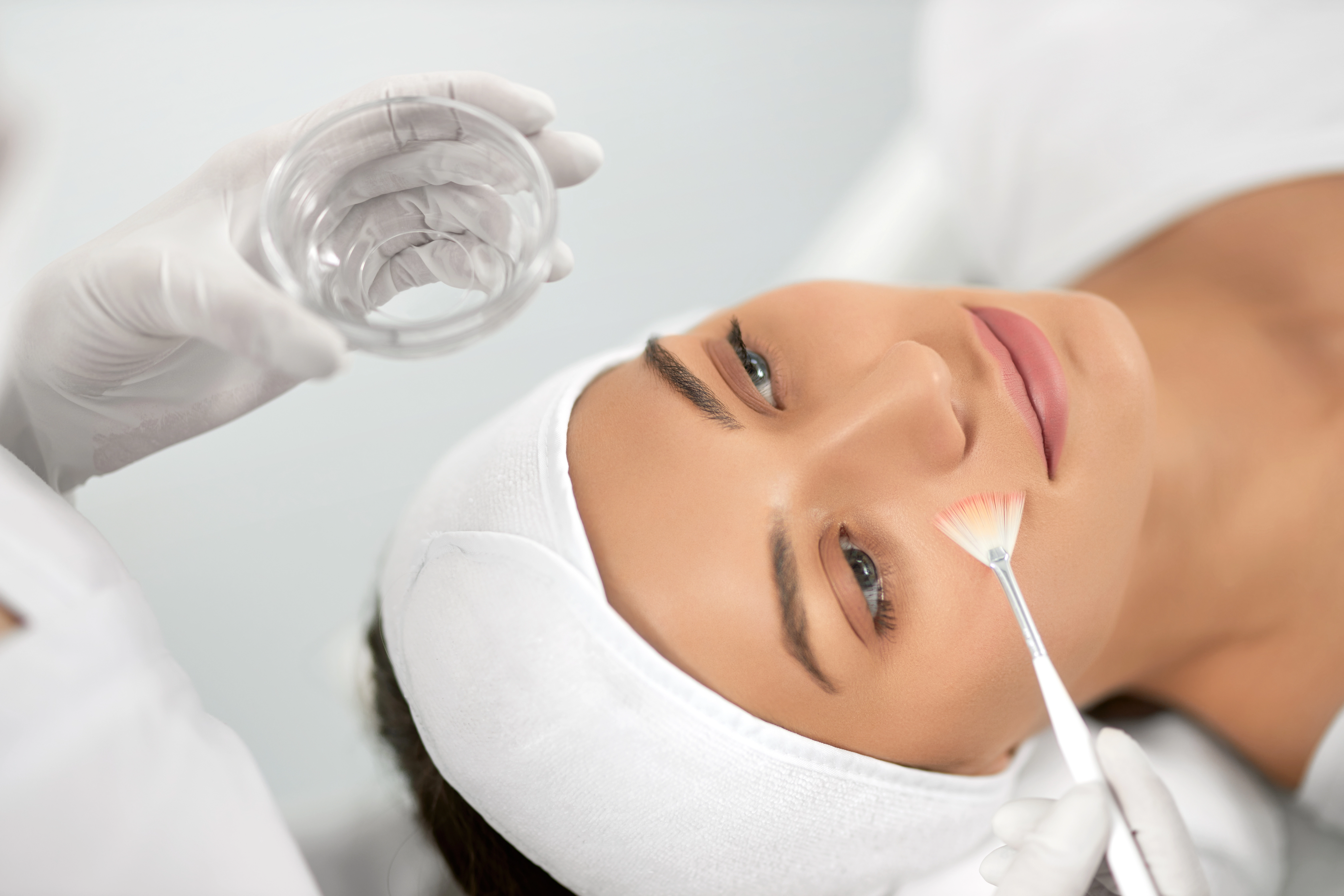 chemical peels help gently lighten the skin in comparison to laser or injections