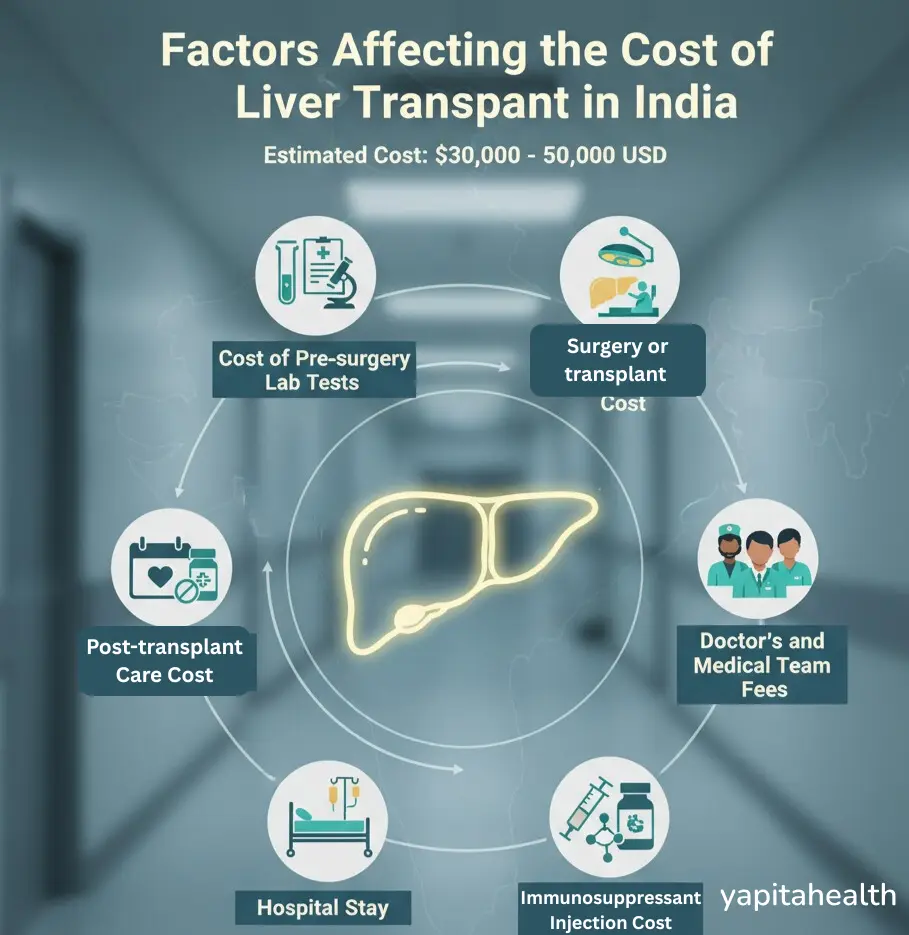 Factors affecting the cost of liver transplant in India