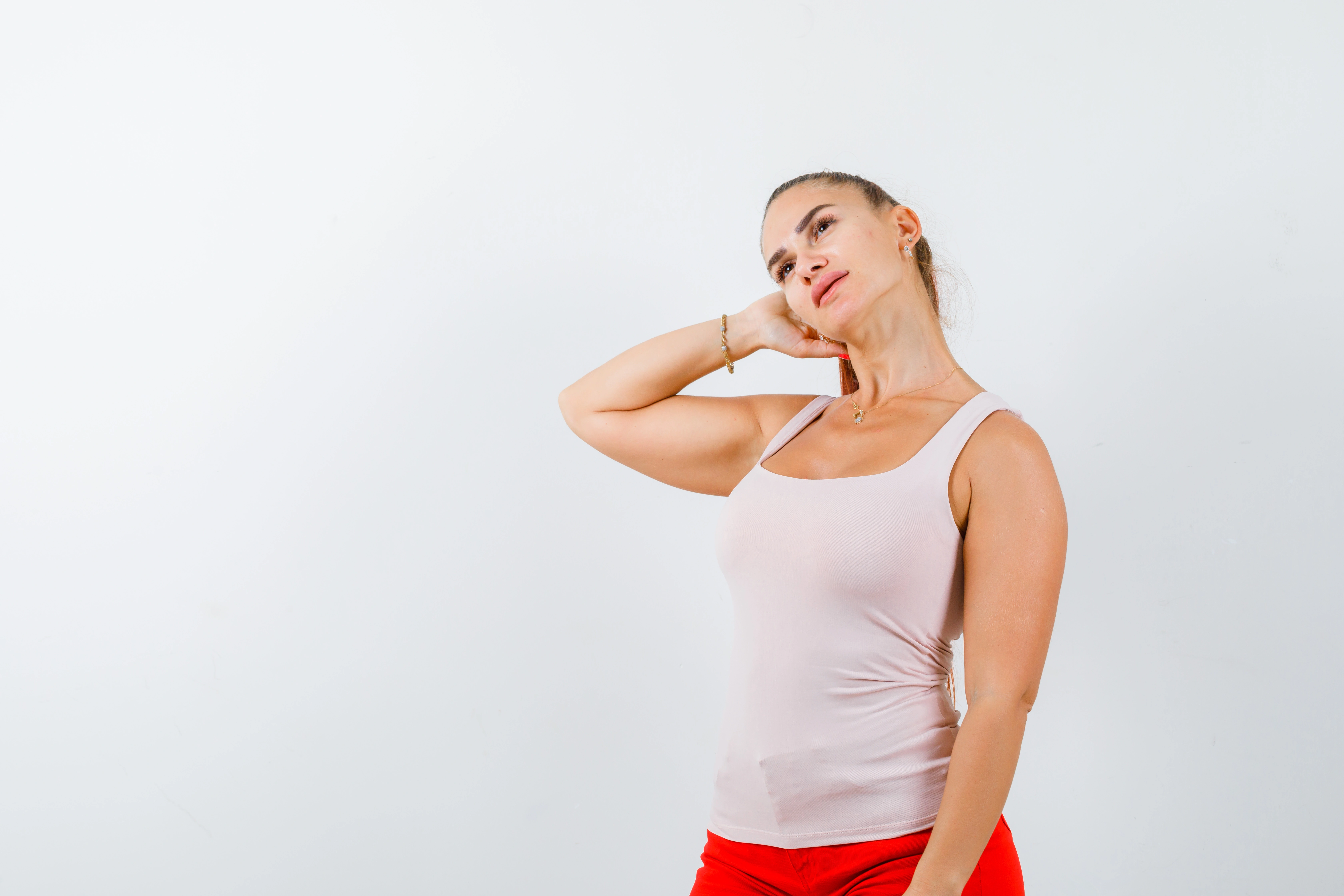 neck rolls are a great exercise to tone the neck muscles