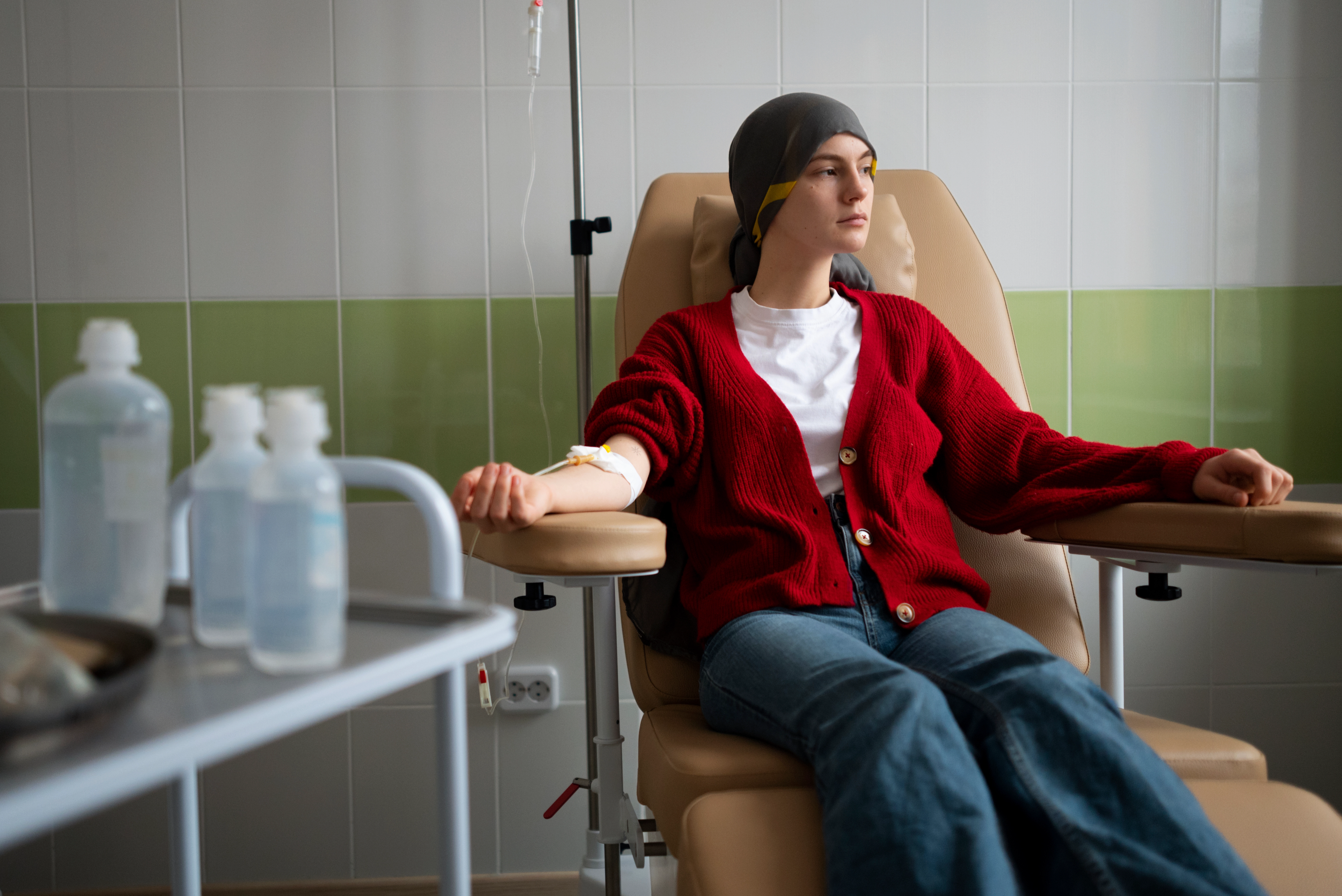 patients getting blood cancer treatment