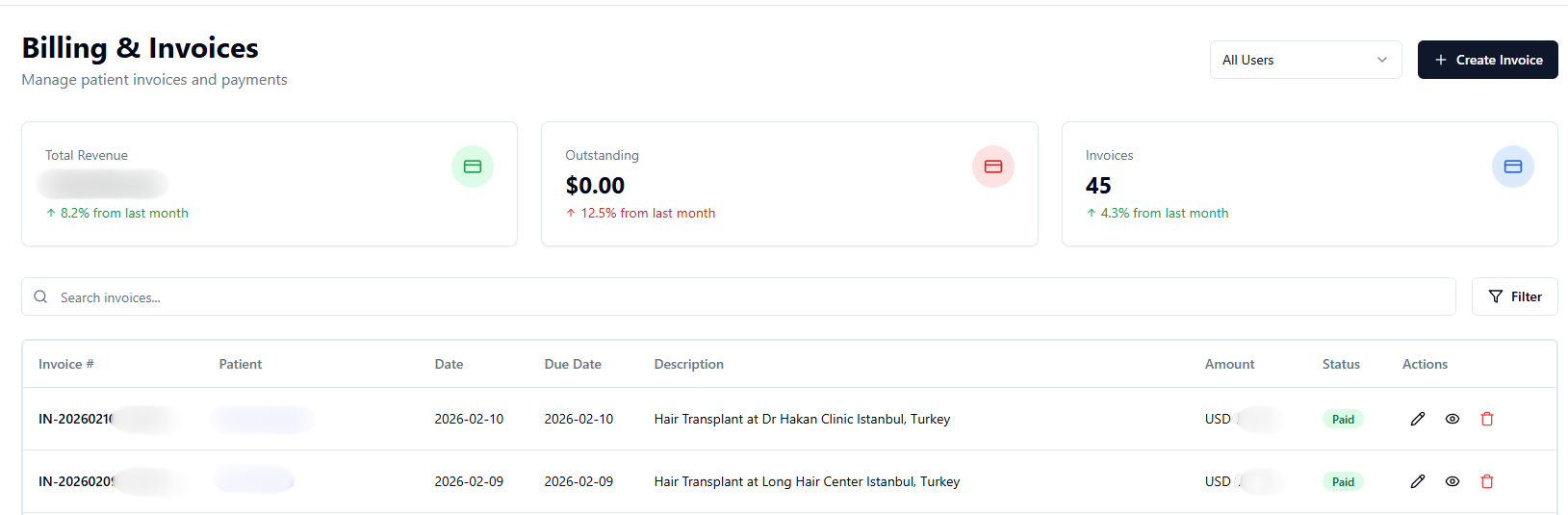 AI billing Curefy 